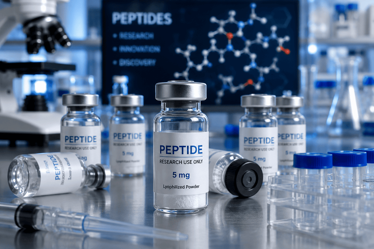Research Peptides UK: Science, Testing & Law