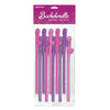 10 pink and purple pecker straws bachelorette party favors - peaches and screams