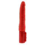 11 inch red push realistic large penis thrusting vibrator - peaches and screams