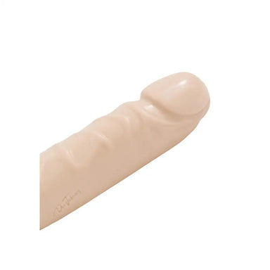 12 - inch Rubber Massive Double - ended Dildo With Detail Veins - Peaches and Screams