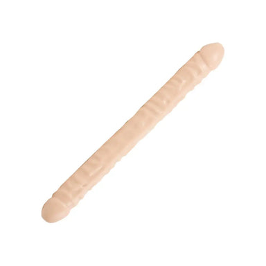 18 - inch Rubber Large Double - ended Dildo With Vein Detail - Peaches and Screams