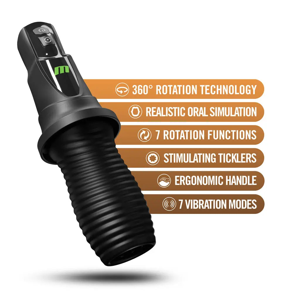 3rd base vibrating rotating masturbator for men - peaches and screams