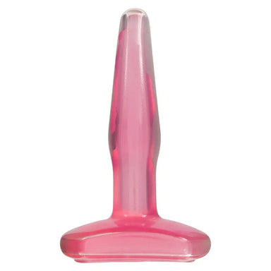 4.5 - inch Doc Johnson Pvc Pink Medium Butt Plug - Peaches and Screams