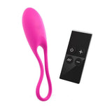 5.5 inch pink rechargeable remote control vibrating love egg - peaches and screams