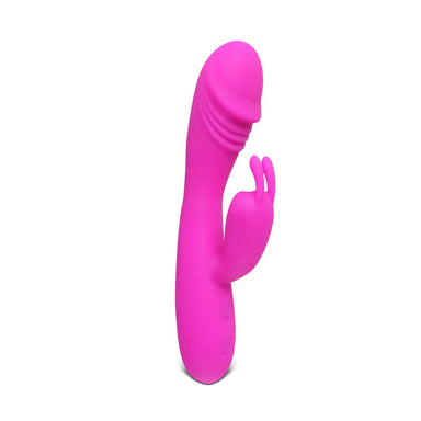 6.7 - inch Silicone Purple Rechargeable 12 Speed Rabbit Vibrator - Peaches and Screams