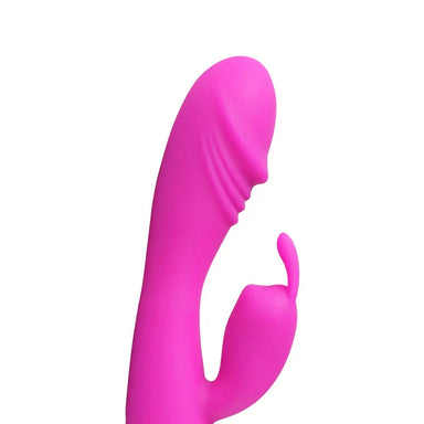 6.7 - inch Silicone Purple Rechargeable 12 Speed Rabbit Vibrator - Peaches and Screams