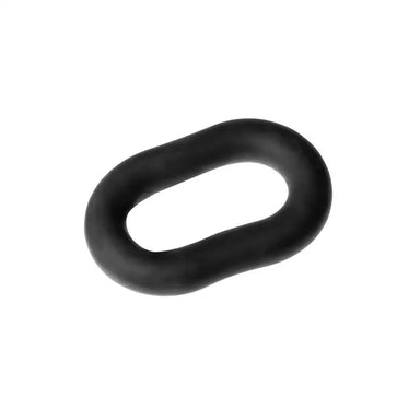 6 - inch Perfect Fit Silicone Black Stretchy Cock Ring For Him - Peaches and Screams