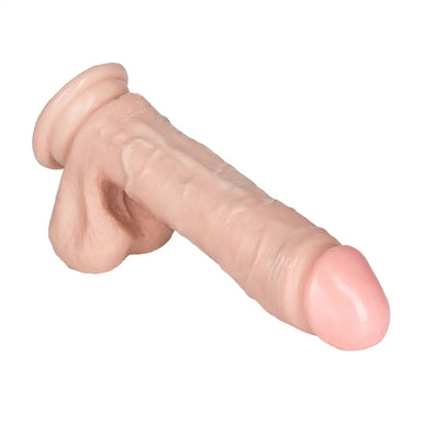 7-inch Colt Flesh Pink Penis Dildo With Suction Cup And Balls - Peaches and Screams