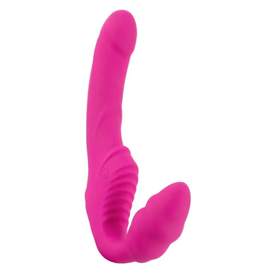8.7 - inch Vibrating Strapless Strapon 2 With Remote Control - Peaches and Screams