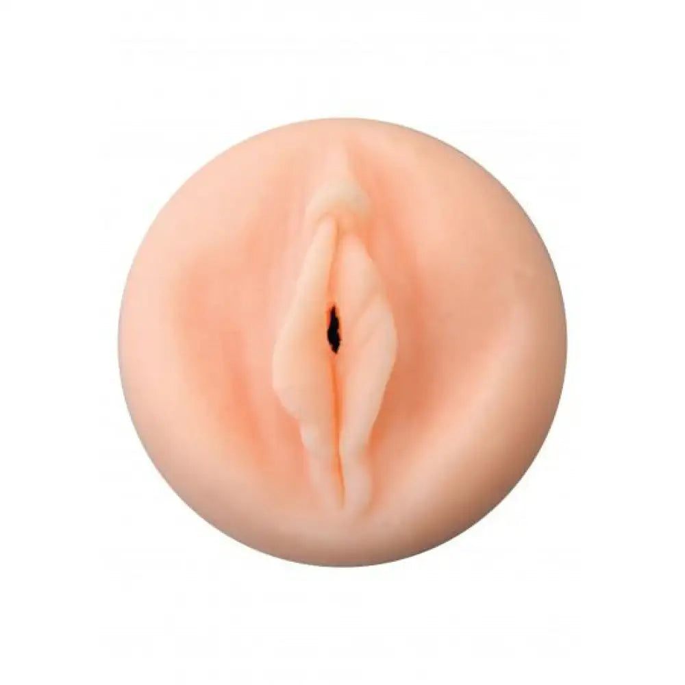 8-inch realistic flesh pink pussy masturbator for him - peaches and screams