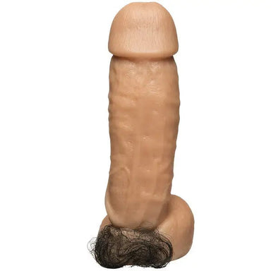 9 - inch Doc Johnson Rubber Bendable Large Realistic Dildo - Peaches and Screams