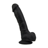 loving-joy-8-inch-realistic-silicone-dildo-with-suction-cup-and-balls-black