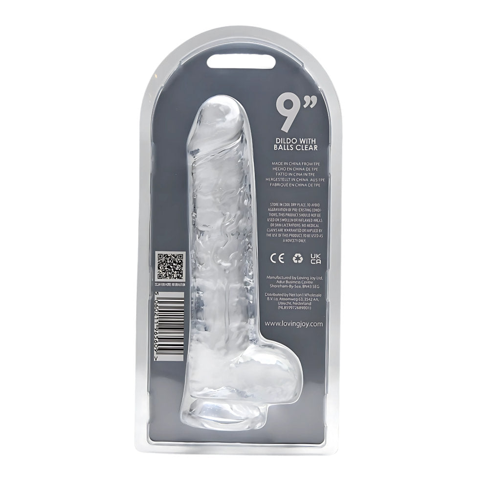 loving-joy-9-inch-dildo-with-balls-clear