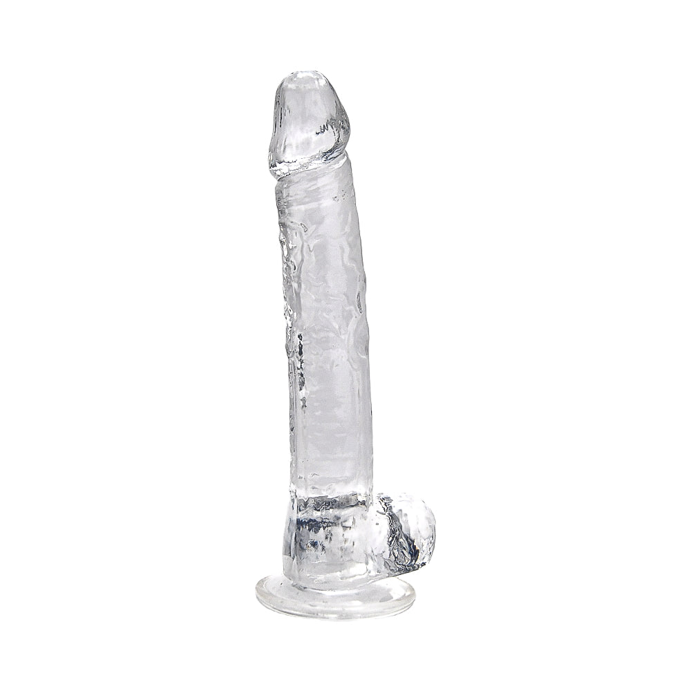loving-joy-11-inch-dildo-with-balls-clear