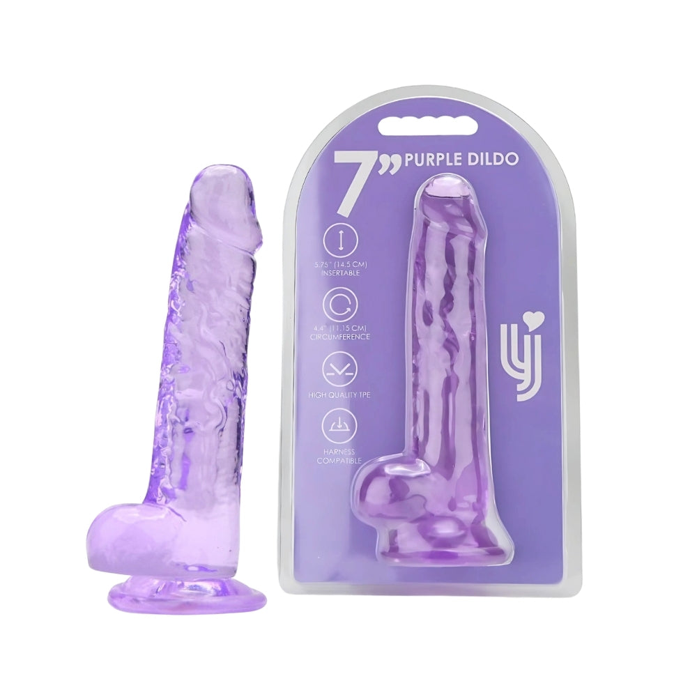 loving-joy-7-inch-dildo-with-balls-purple