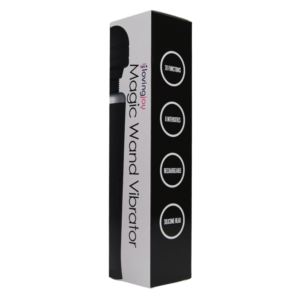 loving-joy-rechargeable-magic-wand-vibrator-black