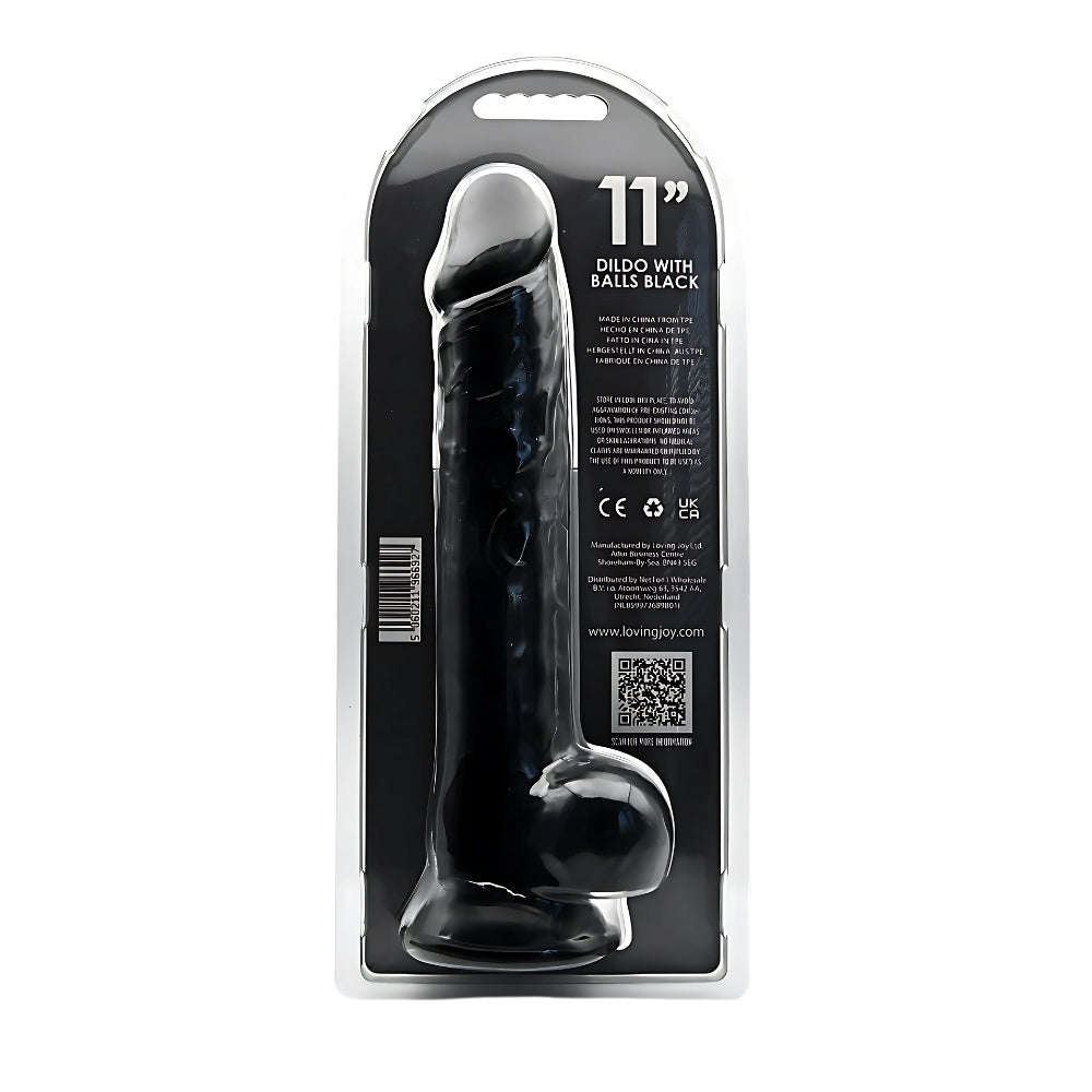 loving-joy-11-inch-dildo-with-balls-black