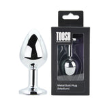 toosh-silver-metal-butt-plug-medium-clear-stone