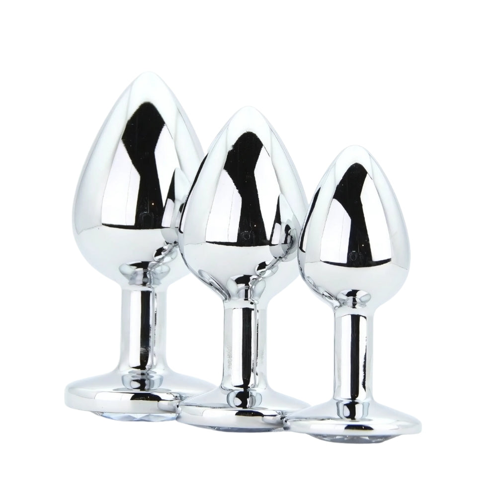 toosh-metal-butt-plug-silver-set-of-3-clear-stone