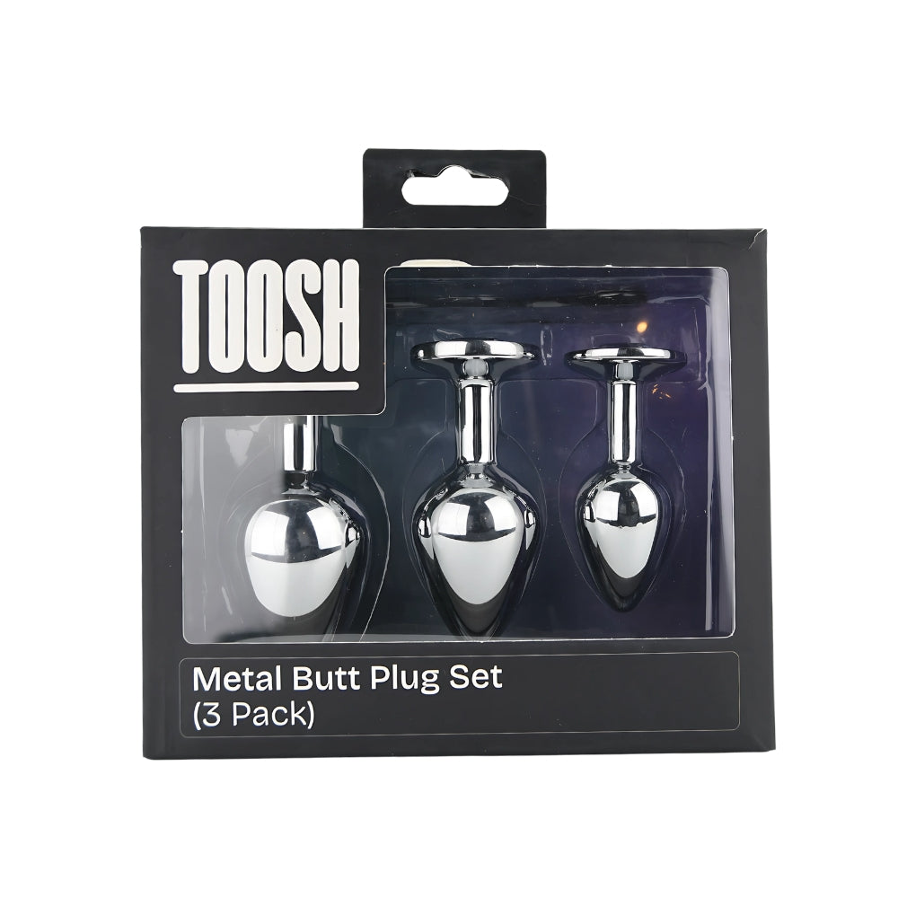 toosh-metal-butt-plug-silver-set-of-3-clear-stone