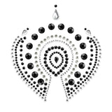 Bijoux indiscrets black flamboyant rhinestone body jewellery - peaches and screams