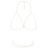 Bijoux indiscrets magnifique gold bra chain body jewellery - peaches and screams