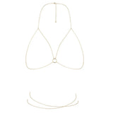 Bijoux indiscrets magnifique gold bra chain body jewellery - peaches and screams