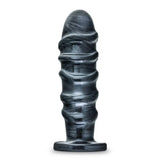 Blush novelties 11 inch ridged dildo with suction cup base - peaches and screams