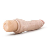 Blush novelties 8.5 inch realistic penis vibrator flesh pink - peaches and screams