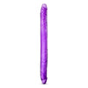 Blush novelties purple 16 inch large double dildo for couples - peaches and screams