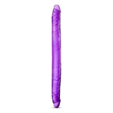 Blush novelties purple 16 inch large double dildo for couples - peaches and screams
