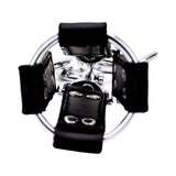 Bound leather 4 way hog tie - bondage restraints peaches and screams