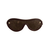Bound nubuck leather blindfold - blindfolds peaches and screams