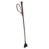 Bound nubuck leather heart-shaped crop - spanking paddles and floggers peaches and screams