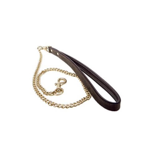 Bound nubuck leather leash - bondage collars peaches and screams