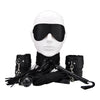 Bound to play beginner’s bondage kit black (8 piece) - sex toy kits peaches and screams