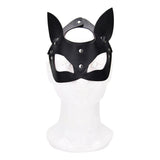 Bound to play kitty cat face mask black - peaches and screams