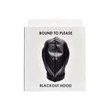 Bound to please blackout hood - blindfolds peaches and screams