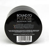 Bound to please bondage tape black - peaches and screams