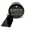 Bound to please bondage tape black - peaches and screams