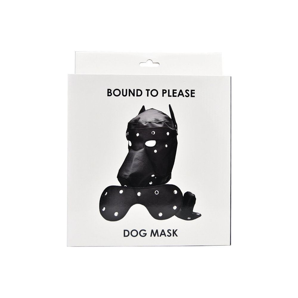 Bound to please dog mask - blindfolds peaches and screams