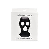 Bound to please executioner hood - blindfolds peaches and screams