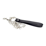 Bound to please furry collar with leash black - bondage restraints peaches and screams
