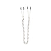Bound to please nipple clamps & chain - clit and nipple clamps peaches and screams