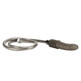 California exotic 6.5 inch jelly grey anal douche - peaches and screams