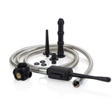 California exotic black anal douche with 3 nozzles - peaches and screams