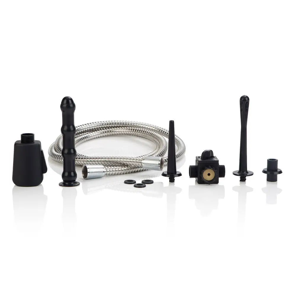 California exotic black anal douche with 3 nozzles - peaches and screams