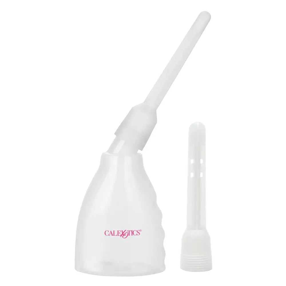 California exotic clear anal douche for hygienic prep - peaches and screams
