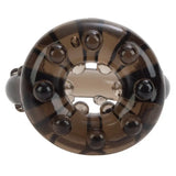 California exotic jelly black nobby cock ring - peaches and screams