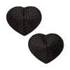 California exotic radiance black heart rhinestone pasties - peaches and screams